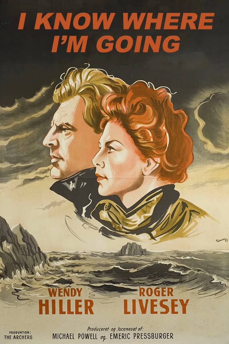 Poster for I Know Where I'm Going