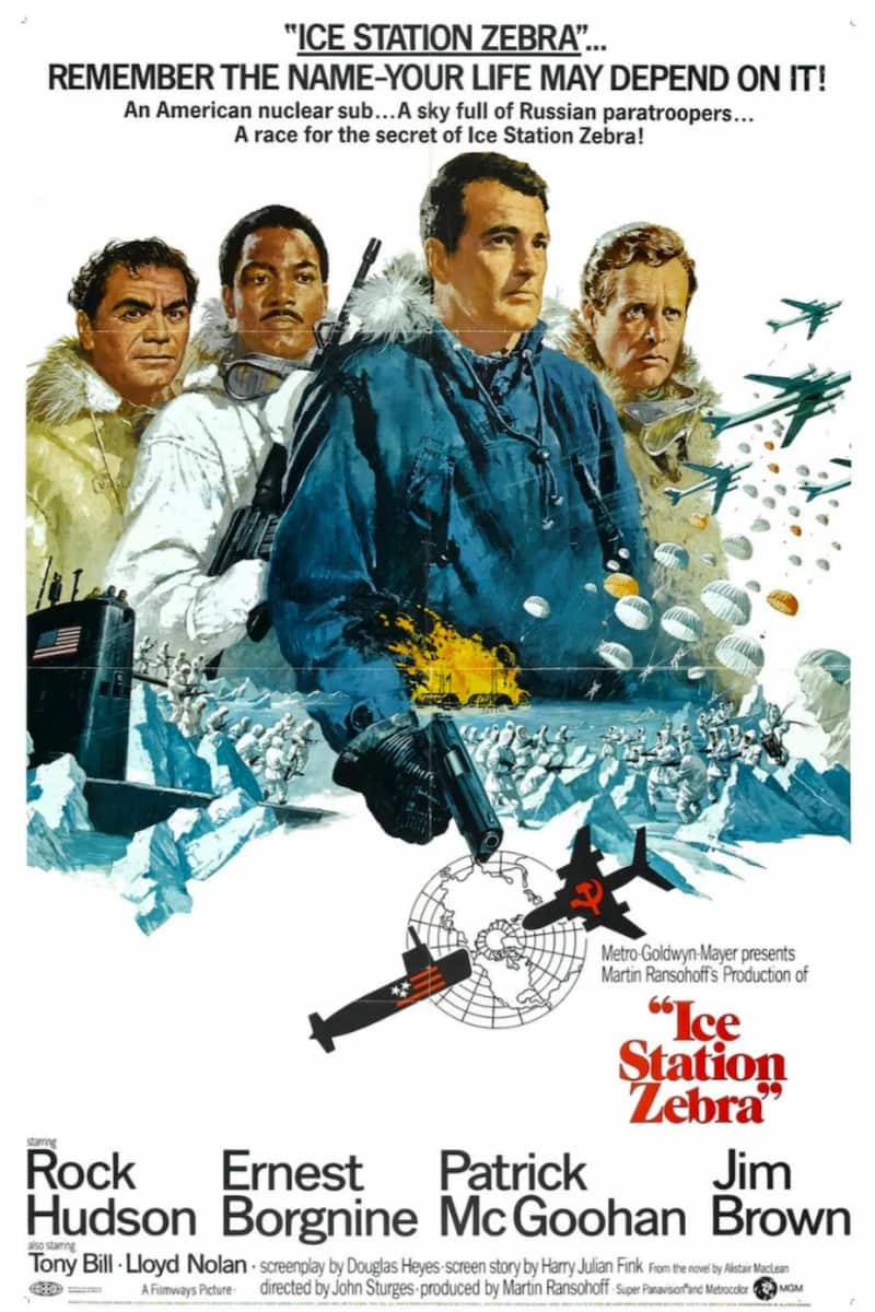 Poster for Ice Station Zebra
