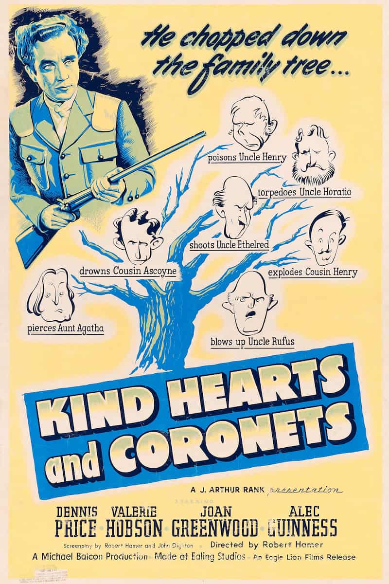 Poster for Kind Hearts and Coronets
