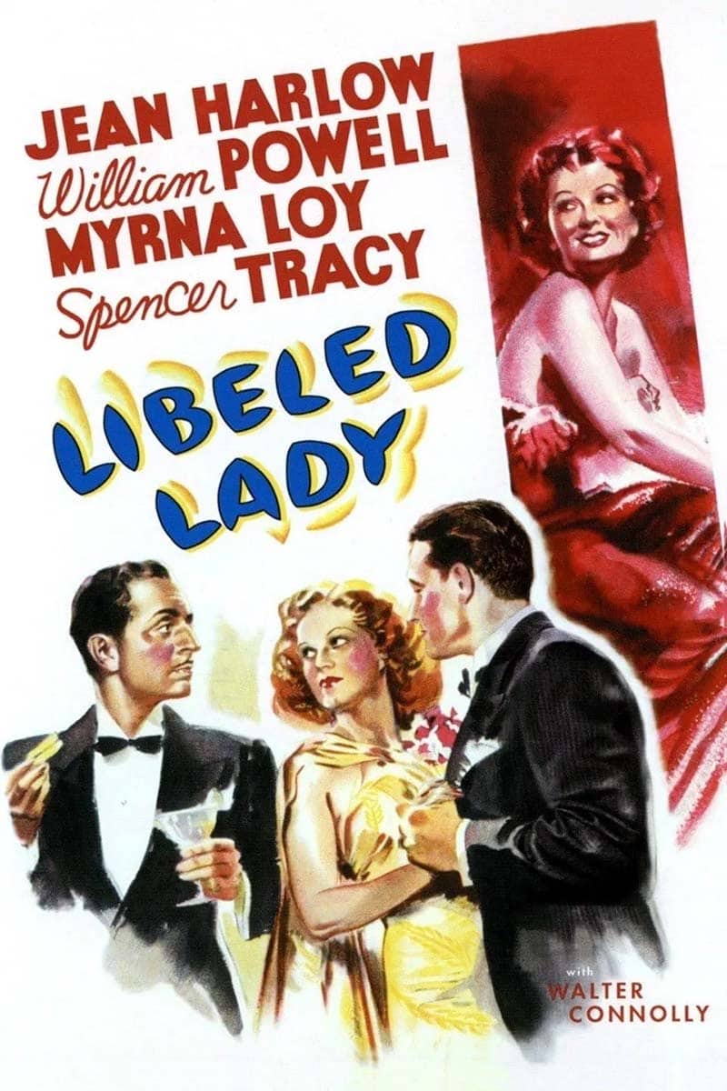 Poster for Libeled Lady