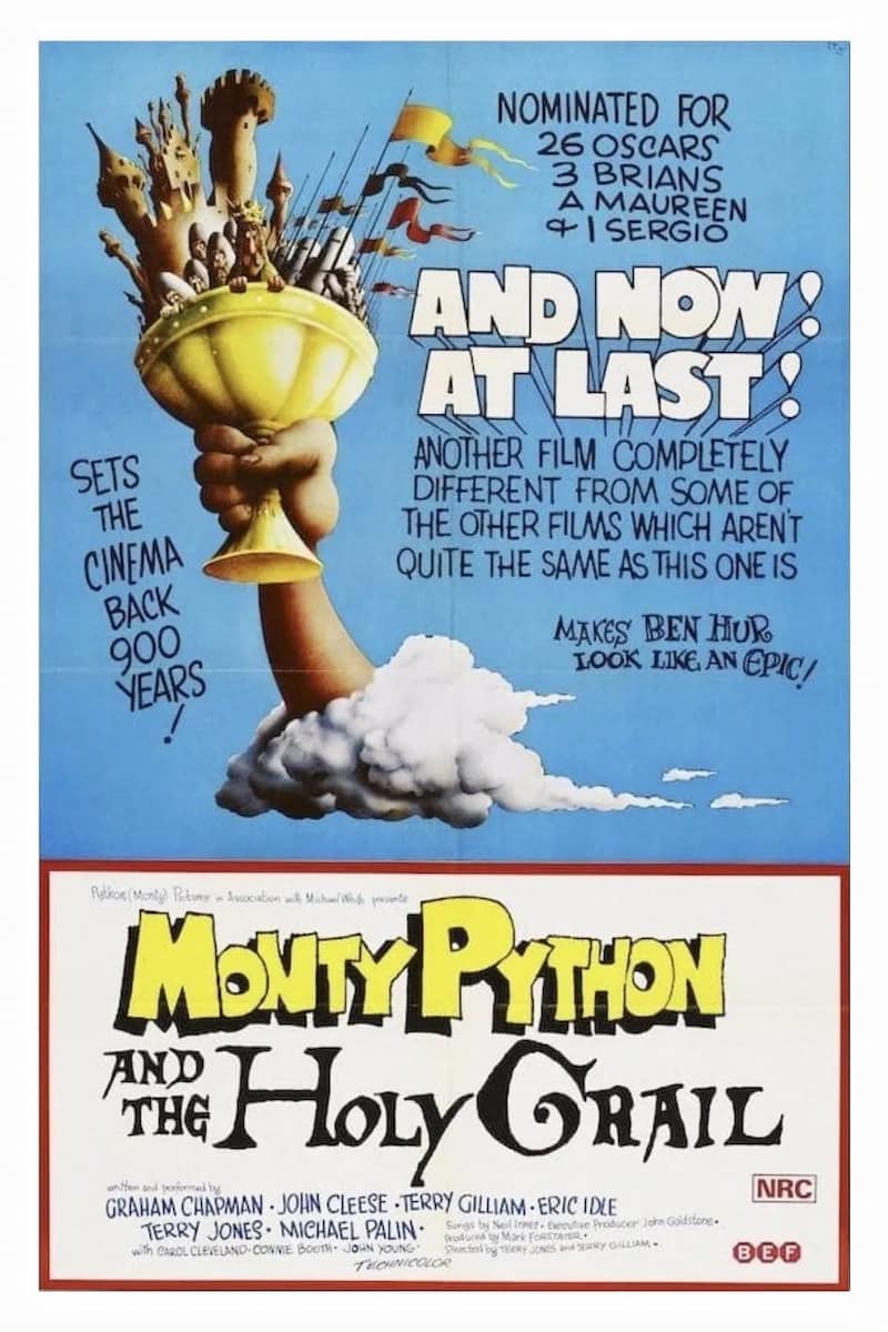 Poster for Monty Python and the Holy Grail