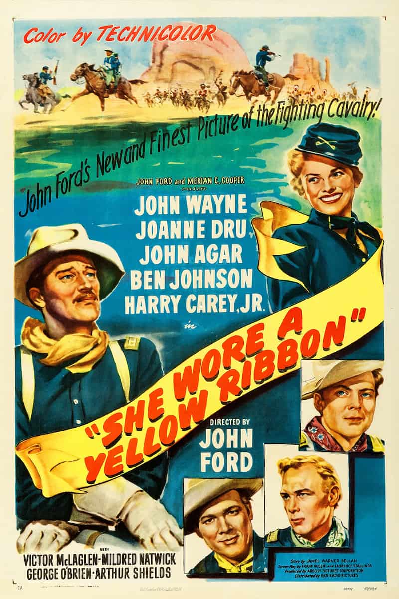 Poster for She Wore a Yellow Ribbon