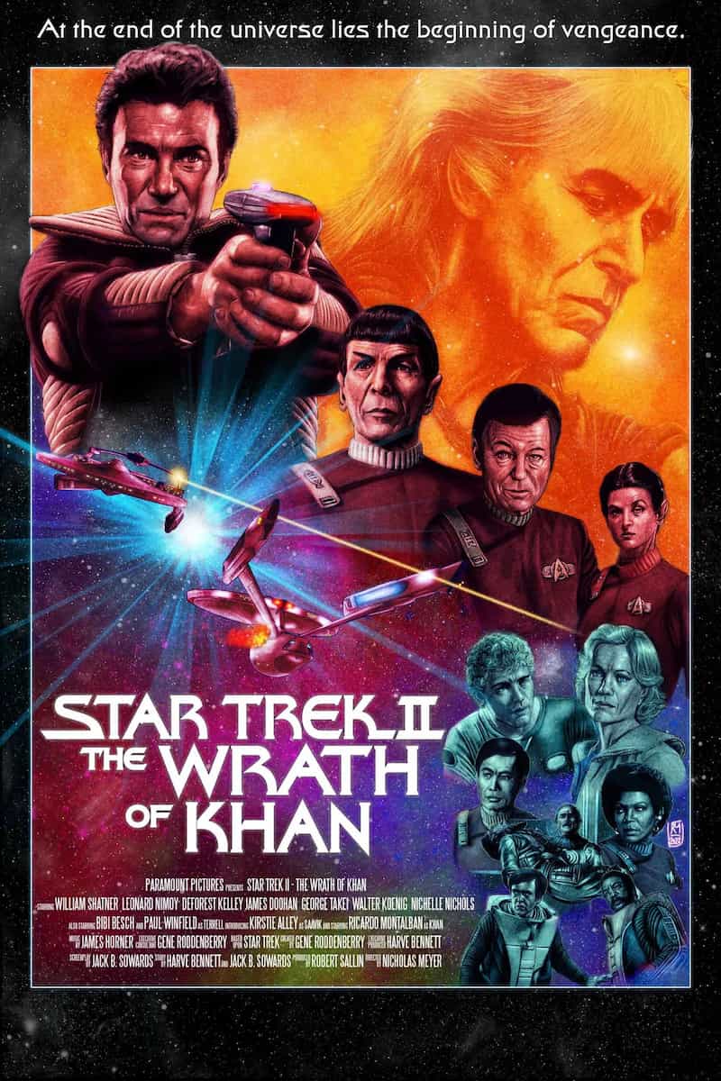 Poster for Star Trek II: The Wrath of Khan