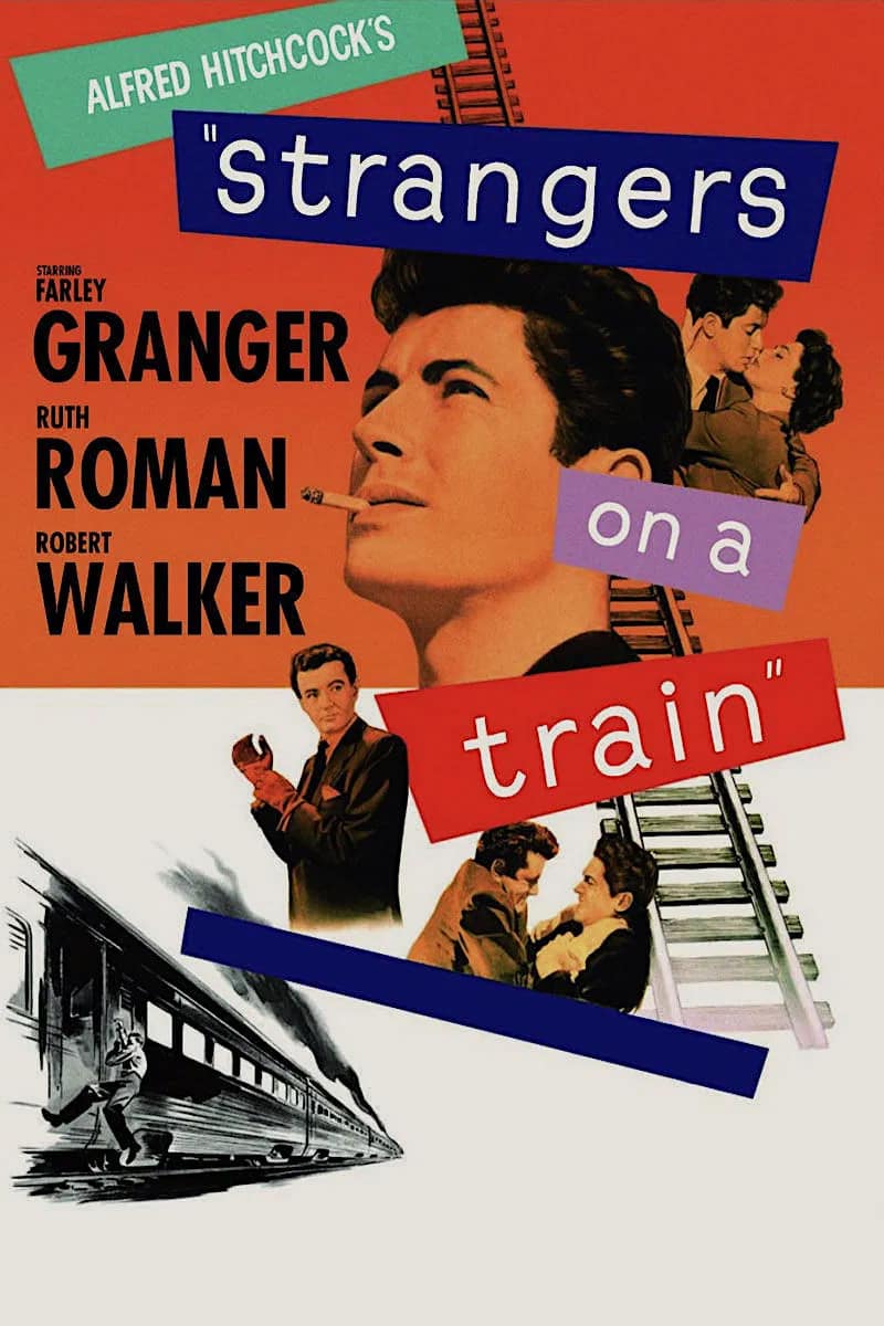 Poster for Strangers on a Train