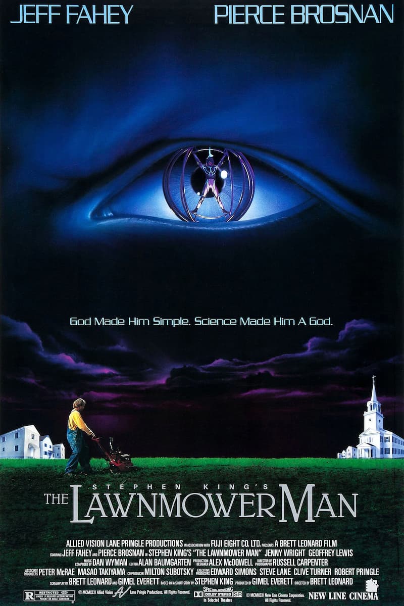 Poster for The Lawnmower Man (1992)