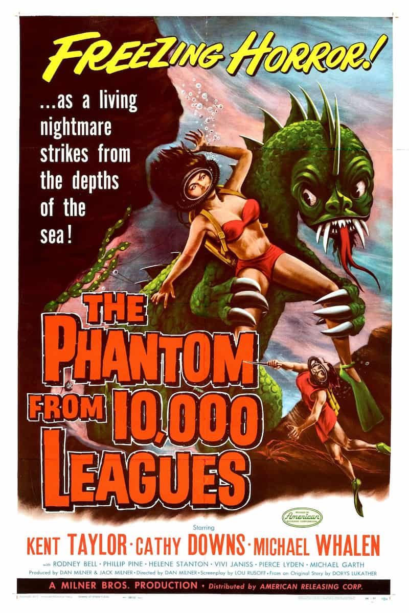 Poster for The Phantom from 10,000 Leagues