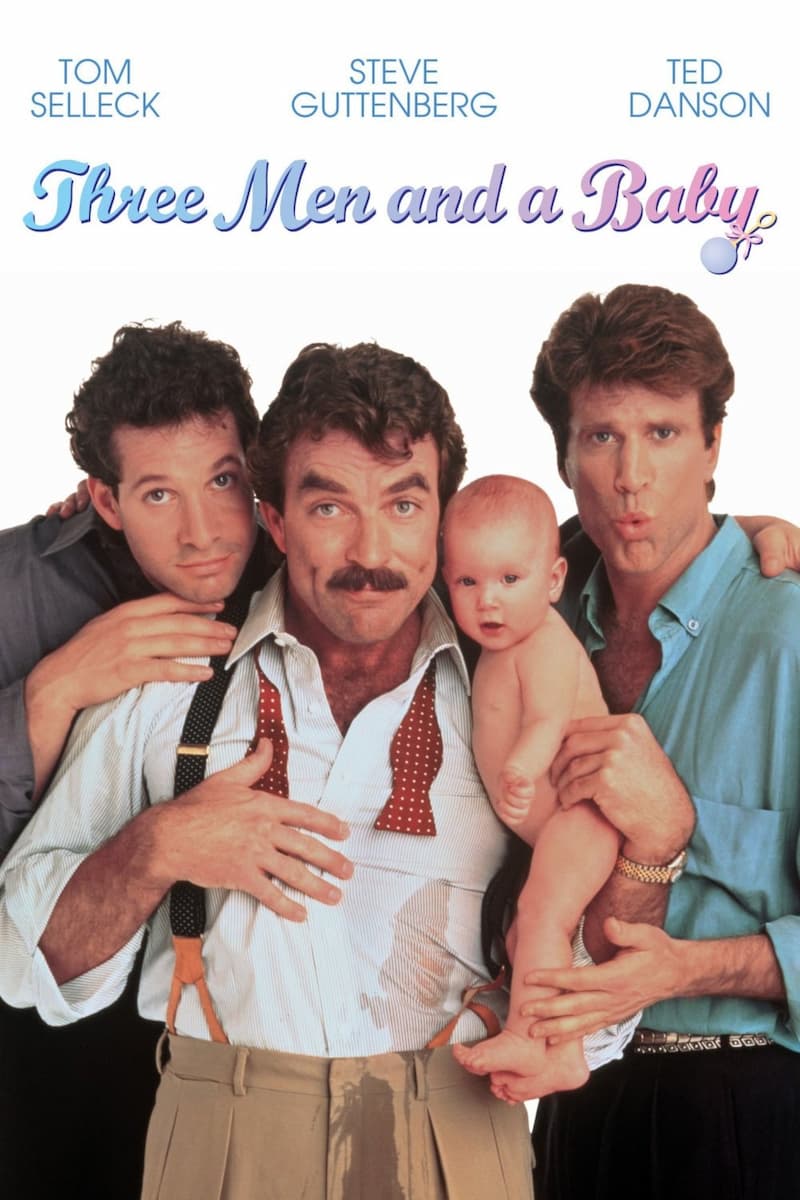 Poster for Three Men and a Baby